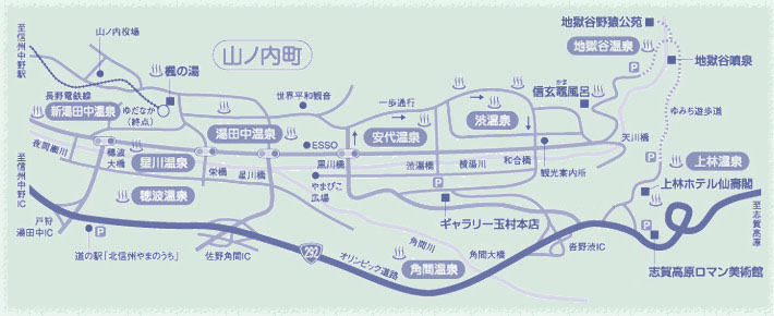 当館周辺を地図でご案内