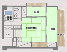 温泉付客室B